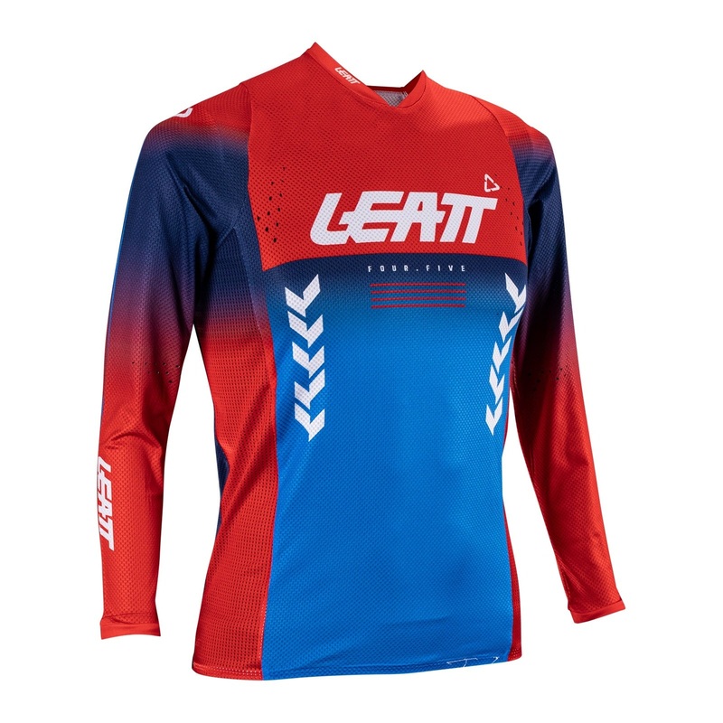 Leatt 2026 4.5 Junior Jersey – Royal Blue / Red