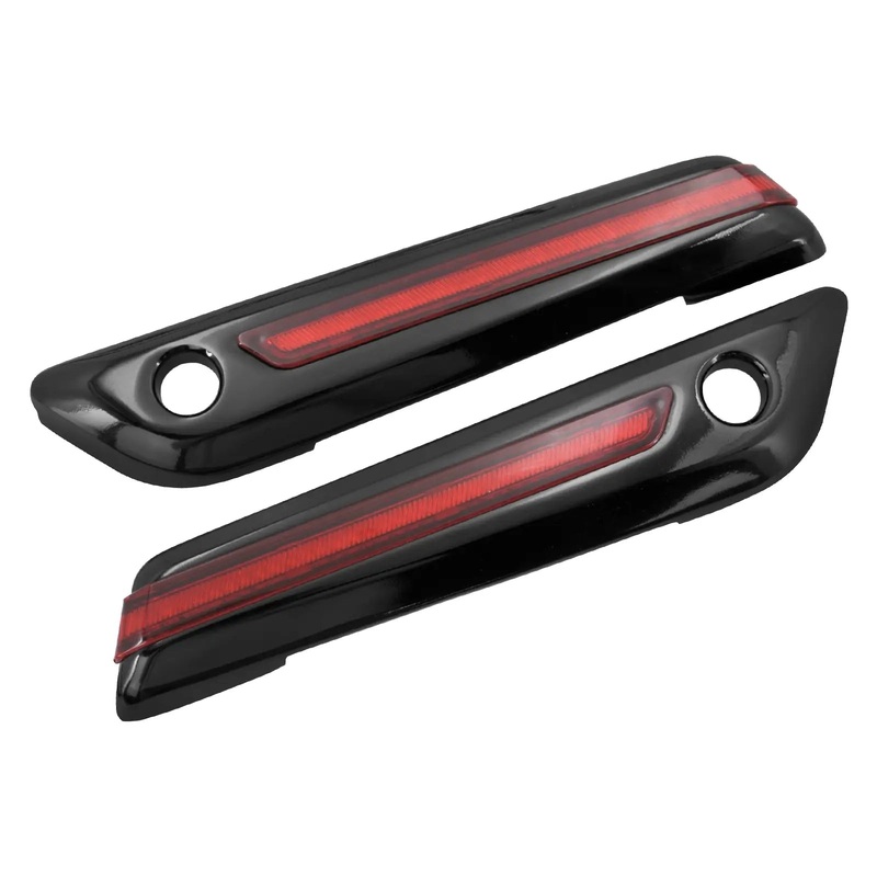 LED Saddlebag Latch Lights Auxiliary Reflector for Harley Touring ’14-’23 | Mactions