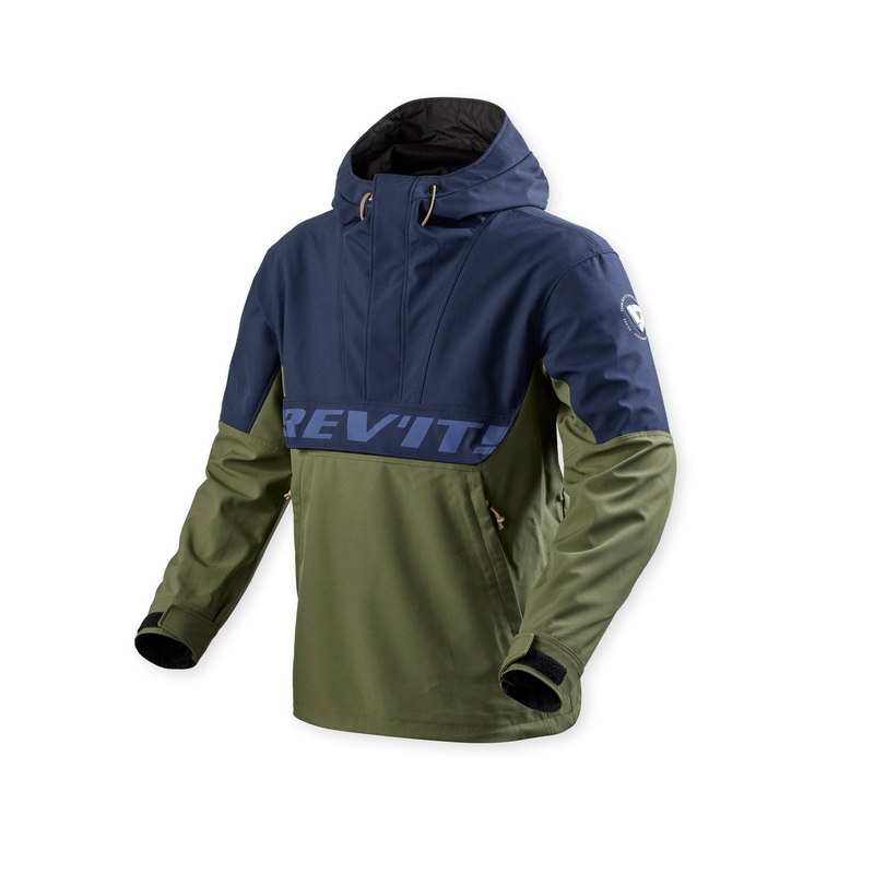 Revit Smock Photon Rain Over Jacket Dark Blue / Green