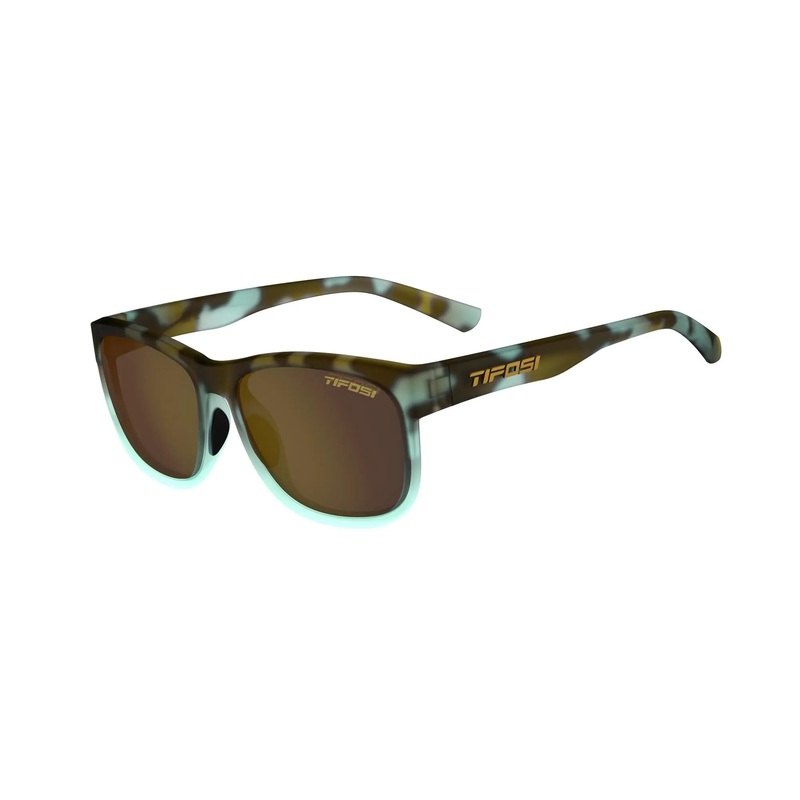 Tifosi Swank XL Single Lens Cycle Sunglasses Blue Tortoise
