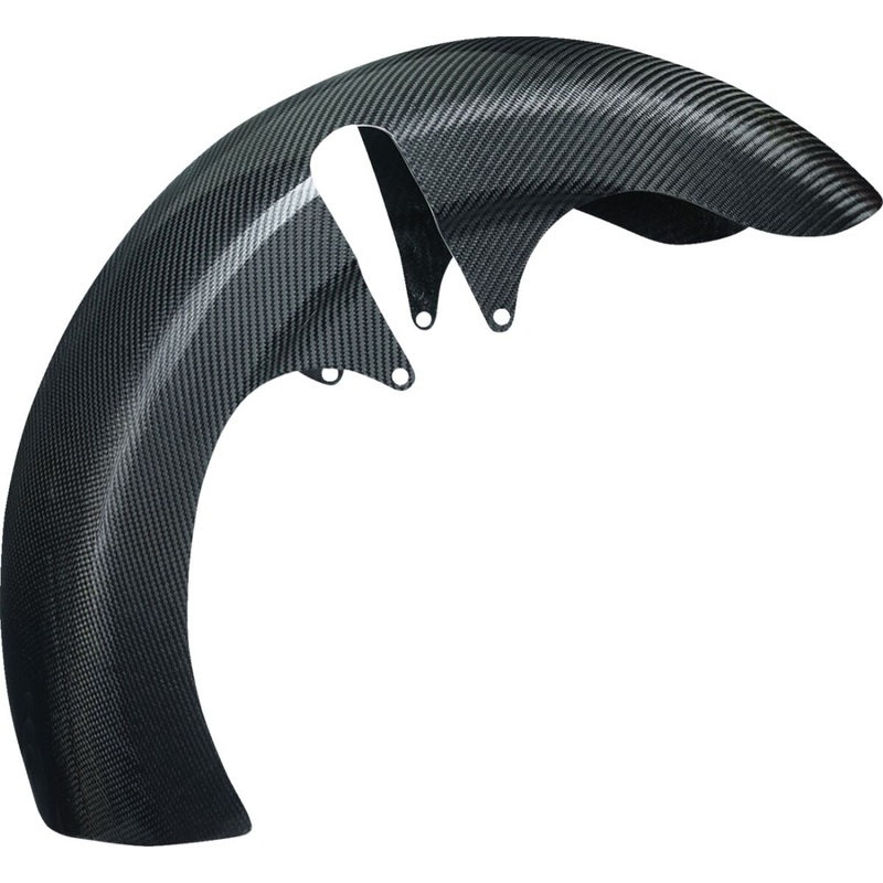 Fat 21″ Carbon Fiber Rapper Front Fender – 14-23 Touring