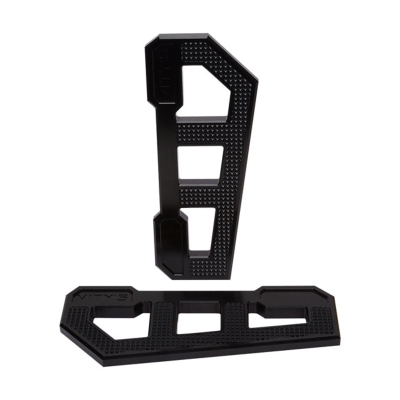 Vity”S Design, Racing Rider Floorboards. Black