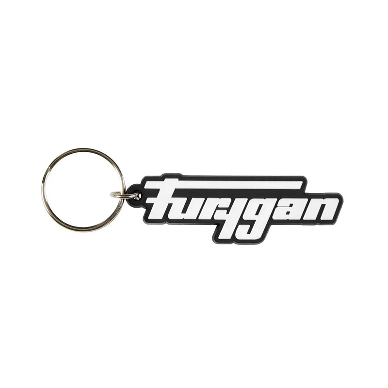 Furygan Long Key Ring Black / White