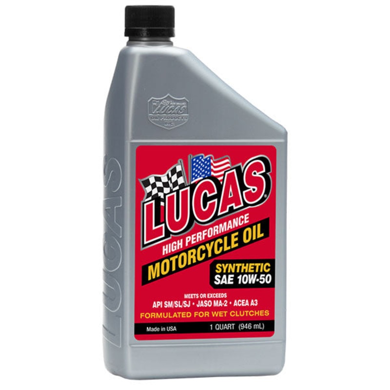 Lucas Oil – High Performance Synthetic 10W-50 4-Stroke Engine Oil