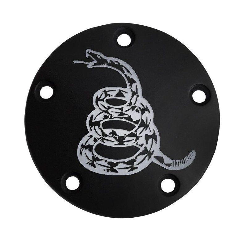 Harley Points Cover – Don’t Tread on Me – Black