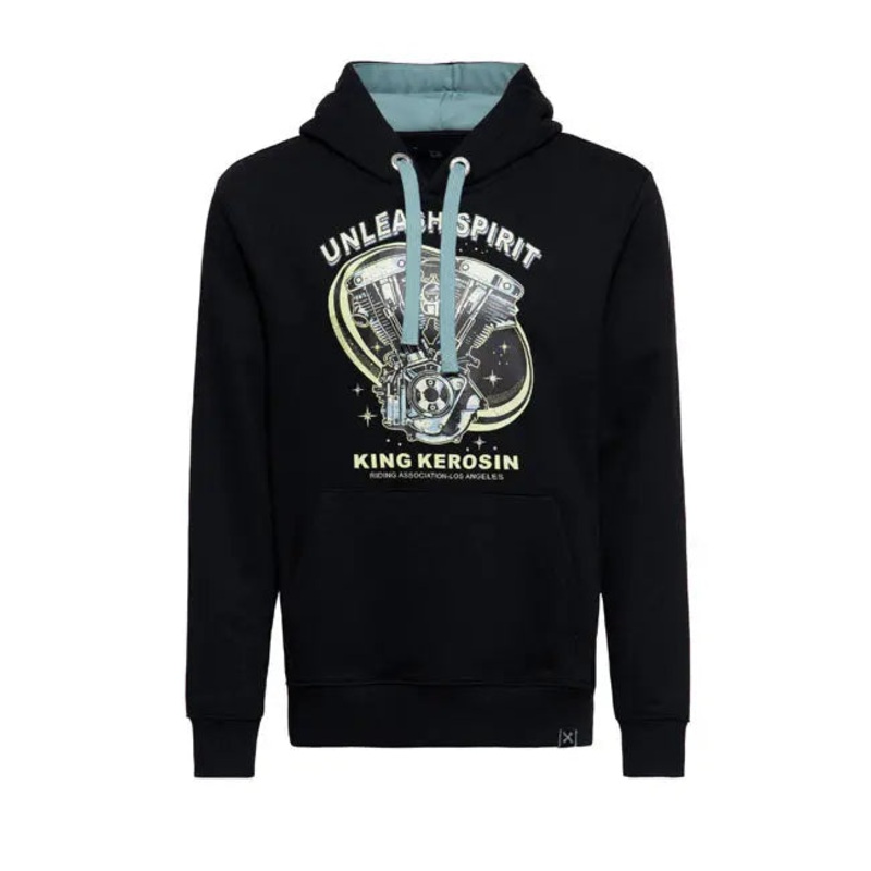 King Kerosin Unleash Spirit Hoodie Black