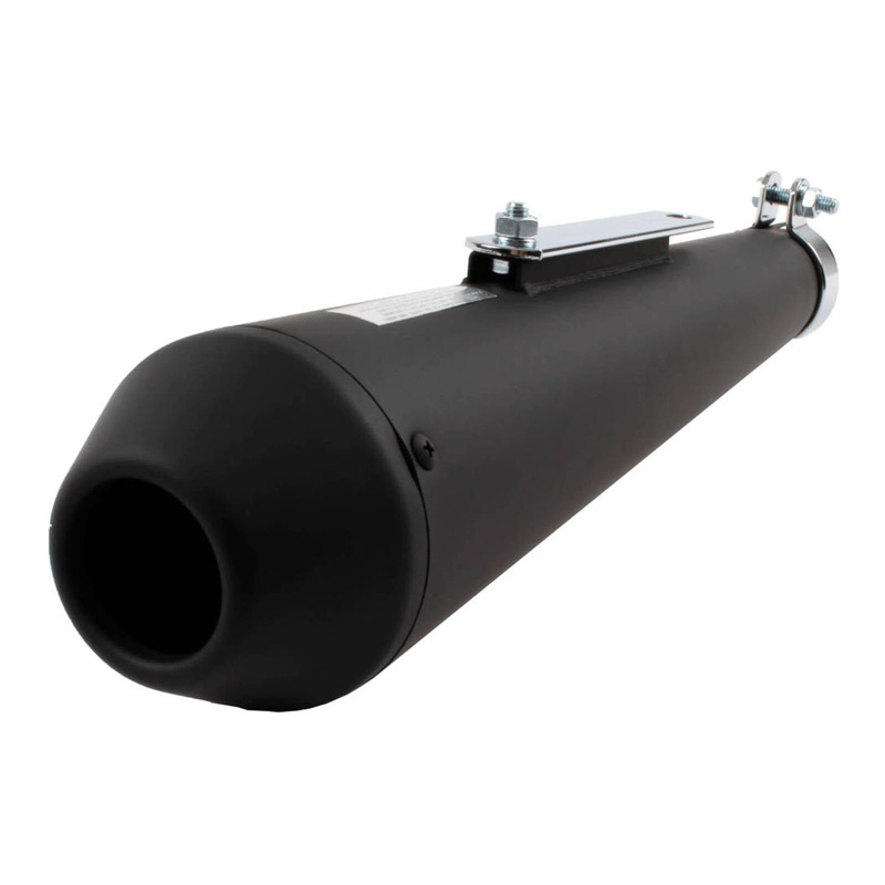 Whites Muffler Shorty Megaphone Reverse Cone – Black