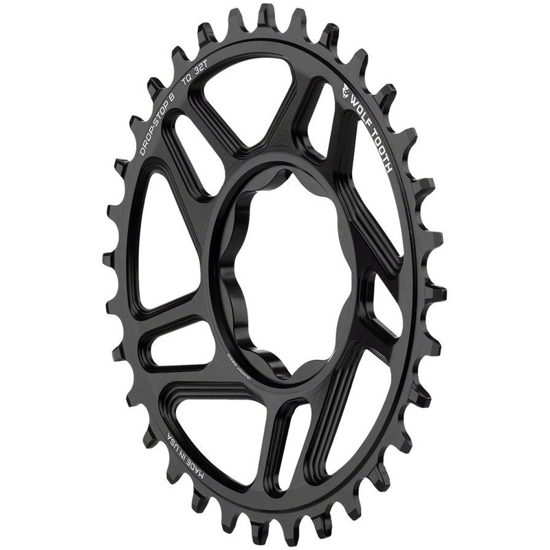 Wolf Tooth Trek TQ Direct Mount Chainring – Drop-Stop B – 30T – Black