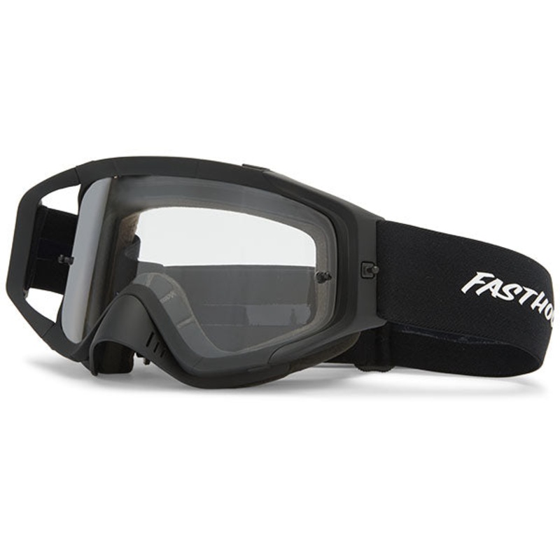 Fasthouse – VonZipper Porkchop Rally Black Goggle (Clear Lens)