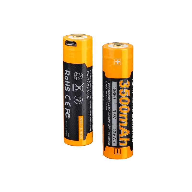 FENIX ARB-L18-3500U 18650 BUILT-IN USB RECHARGEABLE BATTERY