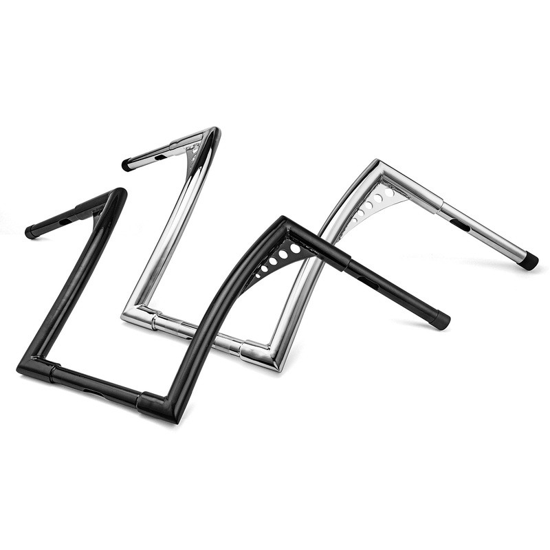 Harley Sportster XL 883 1200 Iron Born 1 1/4″ Rise 1″ Clamp Ape Hanger Bar Handlebar