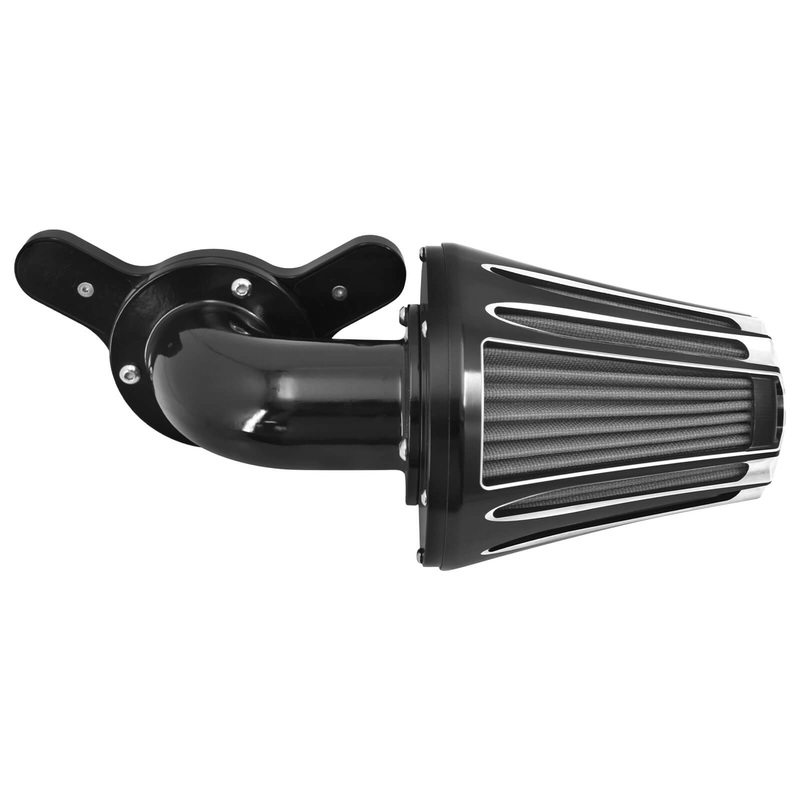 Sucker CNC Air Cleaner Gray Intake Filter For Harley Touring ’08-’16 Softail ’16-’17