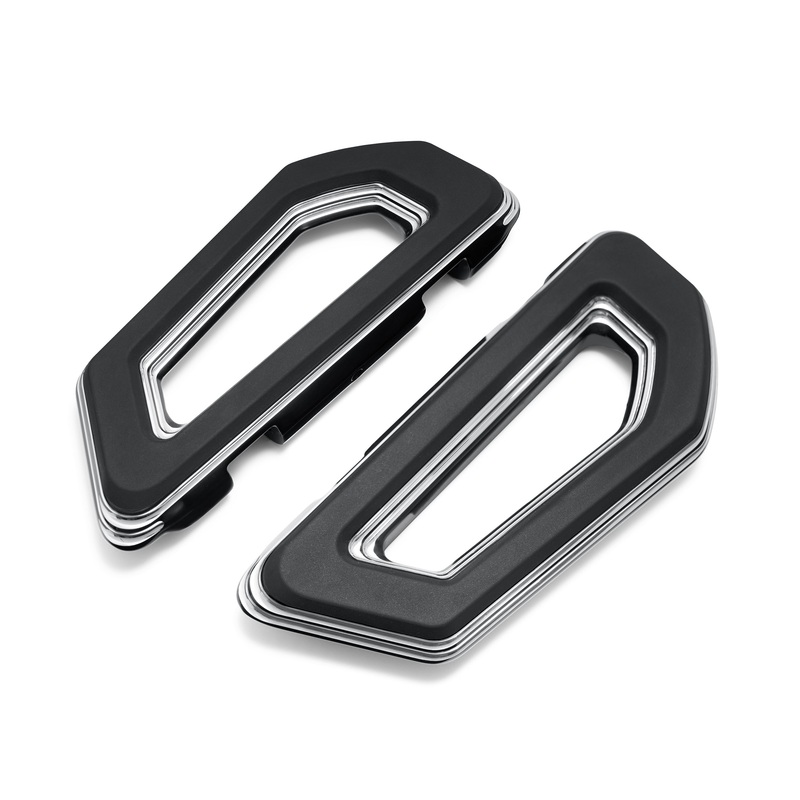 Harley Davidson 50501952 Empire Passenger Footboard KIT,FTBRD,PASS,BLK EDGE CUT