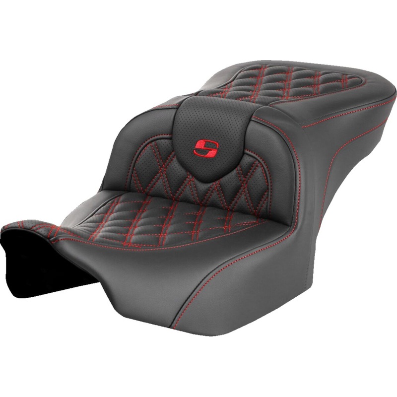 Roadsofa LS Seat, Red Stitch – 23+ Touring