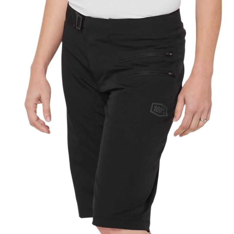 100% Airmatic Ladies Cycle Shorts Black