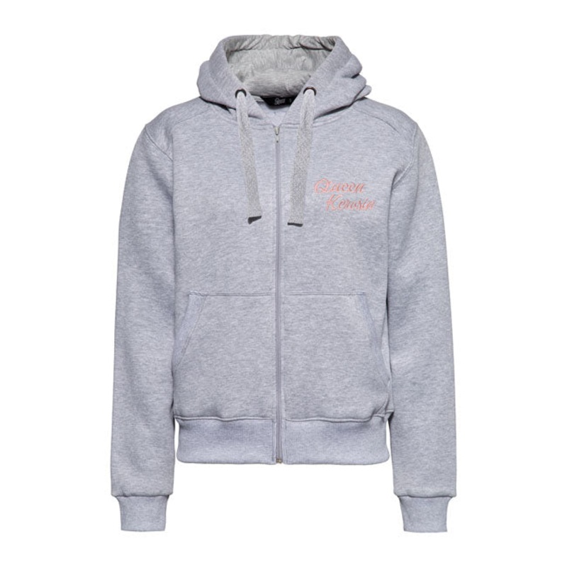 King Kerosin Queen Kerosin Daddy’s Little Girl Ladies Hoodie Grey Melange