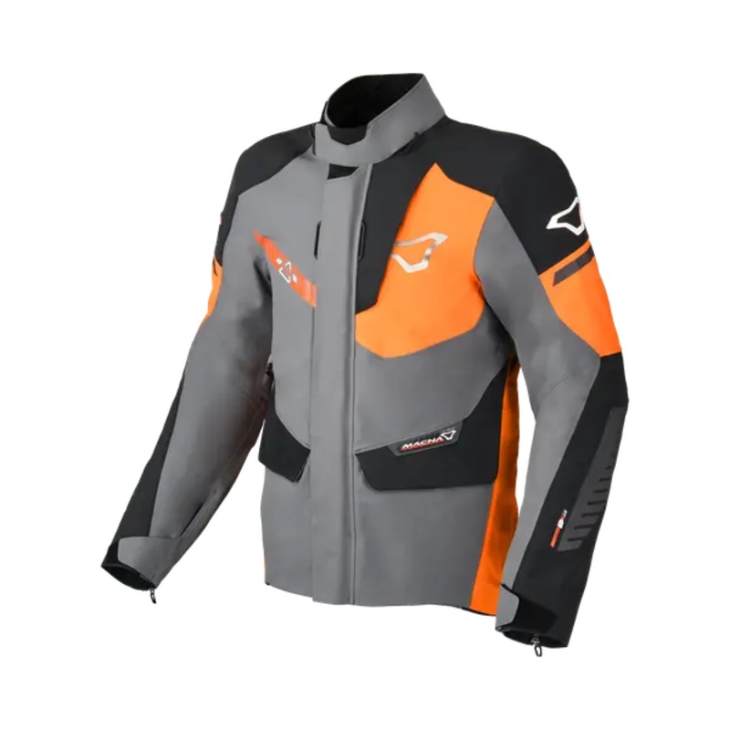 Macna Synchrone Textile Jacket Grey / Orange / Black