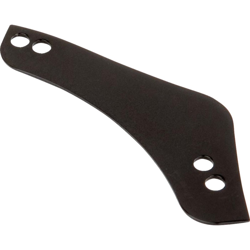 Replacement Right Breather Cover Plates: Inverted / Method Series, Black – 91+ Sportster