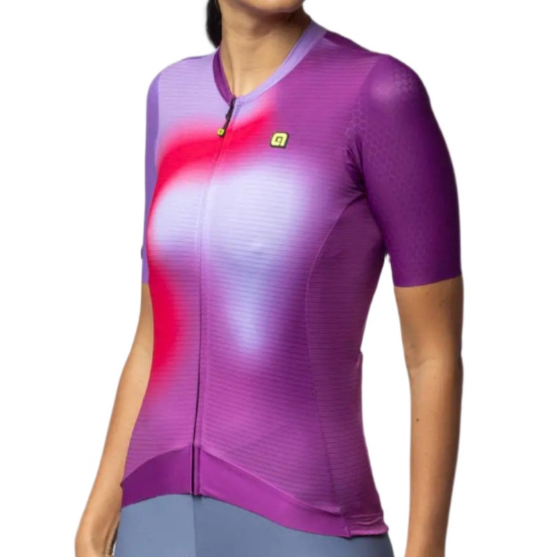 Ale Clothing Flash PR-E Ladies Short Sleeves Cycle Jersey Purple