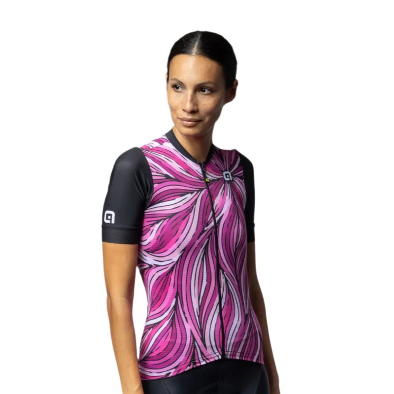 Ale Clothing Art Pragma Ladies Short Sleeves Cycle Jersey Pink