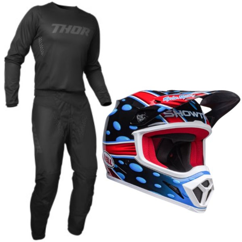 BTO Sports – Showtime Bundle (Jersey, Pant, Helmet Combo)