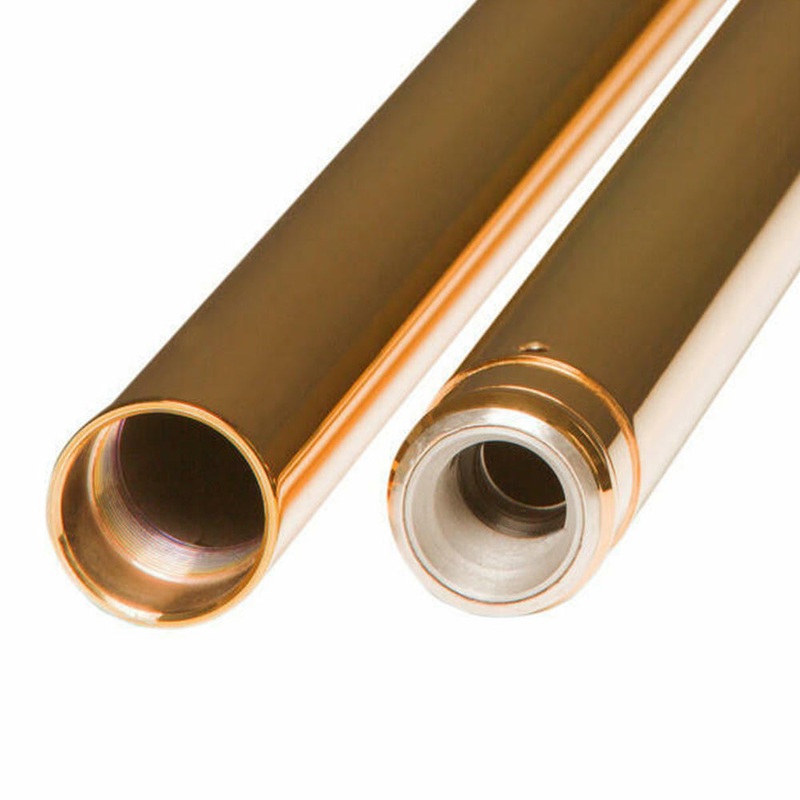 Gold 41mm Fork Tubes 20.25″ For Harley FLT/ FLHT 1997-2017