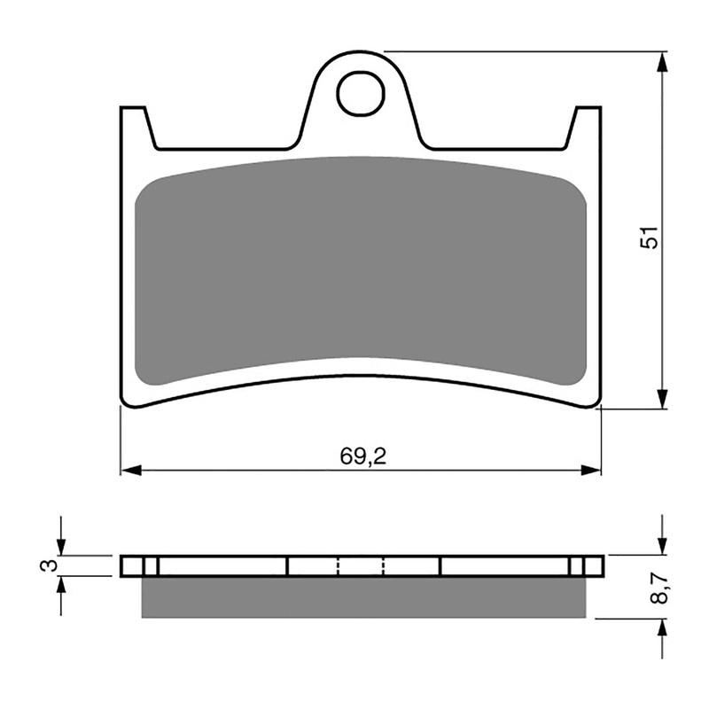 GOLDfren Brake Pads GF070 – S33