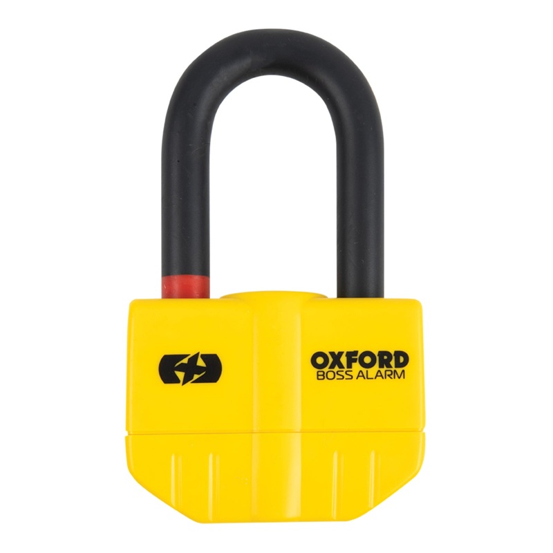 Oxford Boss Alarm 14mm Disc Lock – Yellow (Unpackaged)