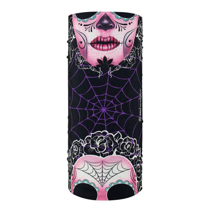 ZAN Headgear Polyester Motley Tube Sugar Skull