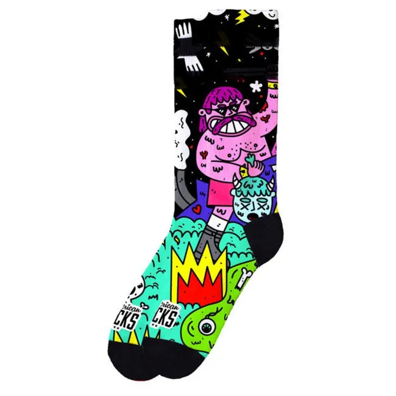 American Socks Signature Barbarian Socks Black
