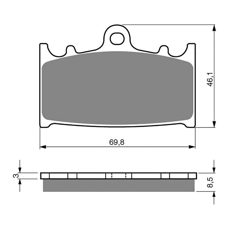 GOLDfren Brake Pads Sintered Sports GF032 – S3 (PH53)