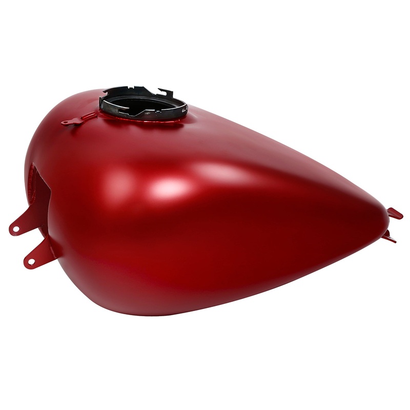 HR3 Wicked Red Denim Fuel Gas Tank For 2008-2023 Harley Touring Models