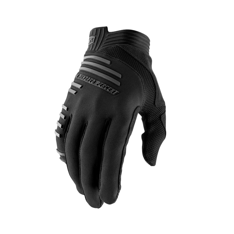 100% R-Core Gloves Black