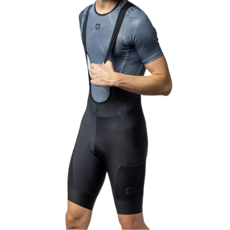 Ale Clothing Stones Cargo Off Road Cycle Bib Shorts Black