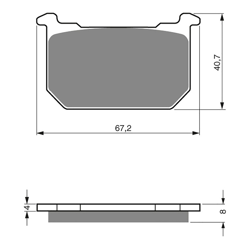 GOLDfren Brake Pads Sintered Sports GF127 – S3 ( PH14 )