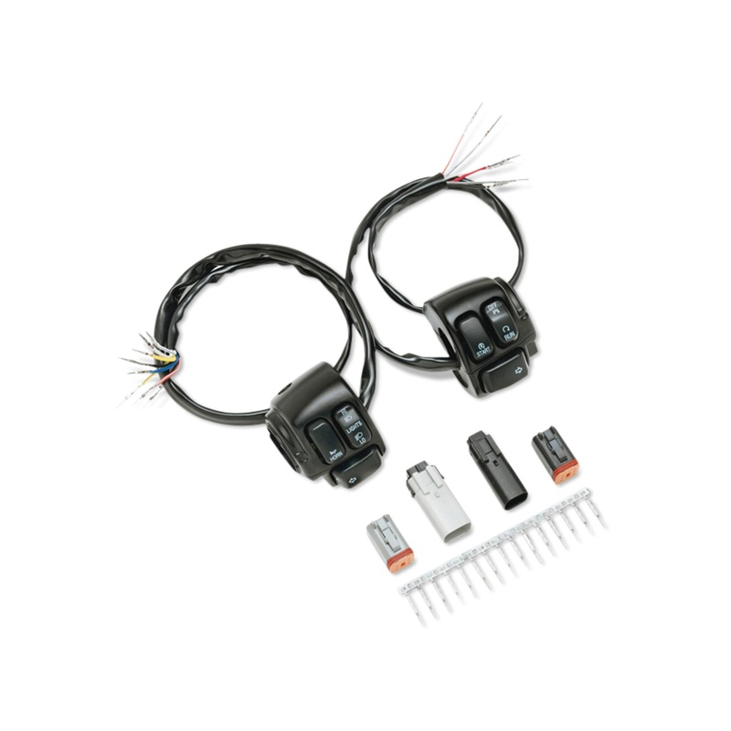 Harley Davidson 70239-07 Handlebar Switch Control Kit KIT-CONTROLS,H’BAR/BLACK,SFTL/