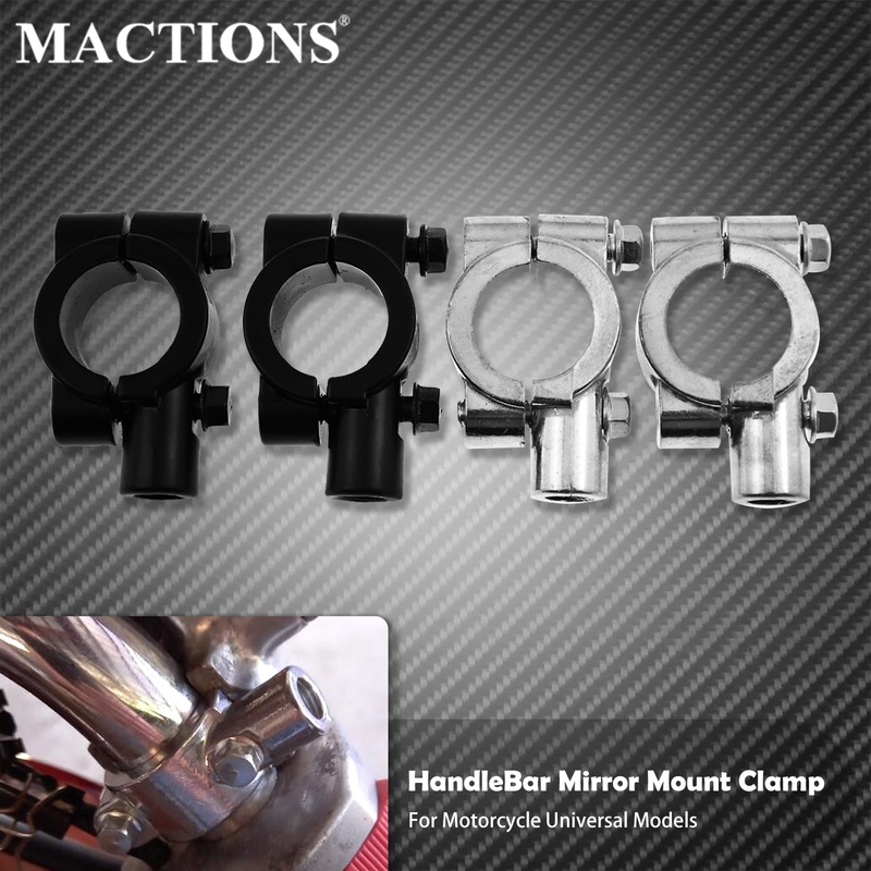 Motorcycle Mirror Mount Clamp | Mactions