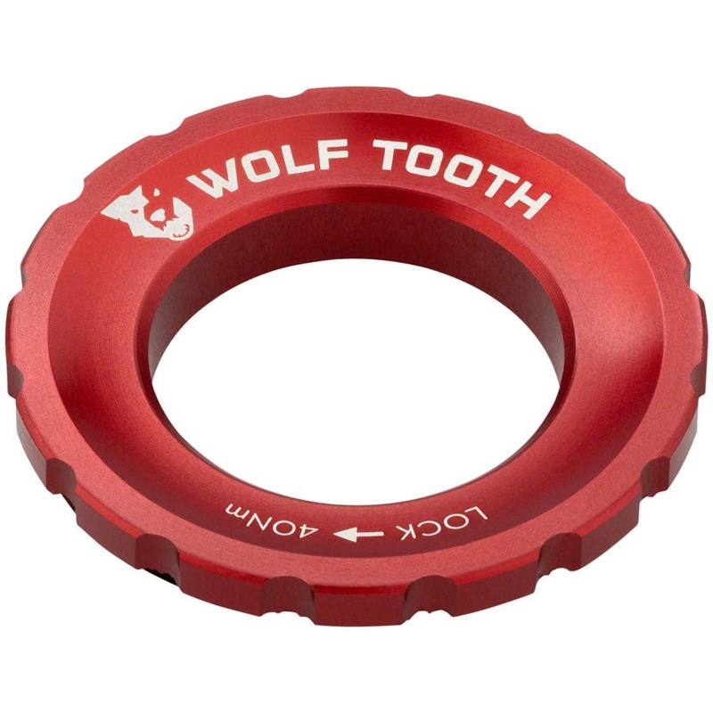 Wolf Tooth CenterLock Rotor Lockring – External Splined Red