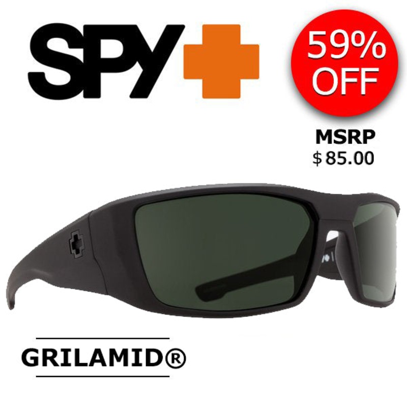Deal of the Week | Spy – Dirk Matte Black ANSI Sunglasses