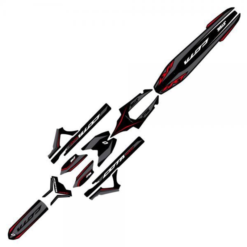 JITSIE MONTESA 4RT FULL BIKE STICKER KIT STEALTH