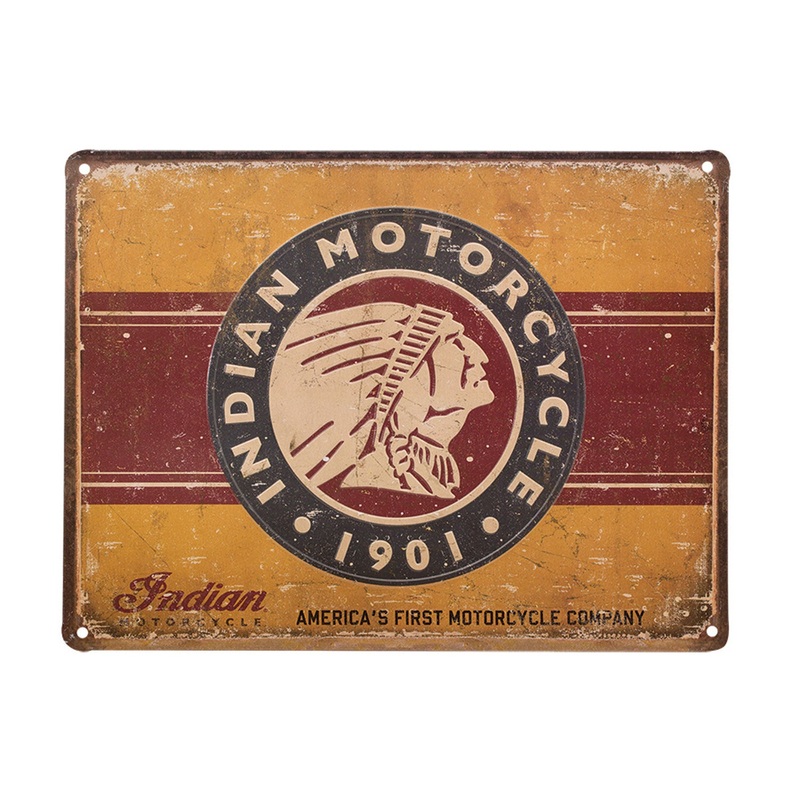 First Motorcycle Sign by Indian Motorcycle