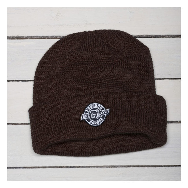 Holy Freedom May Brown Beanie