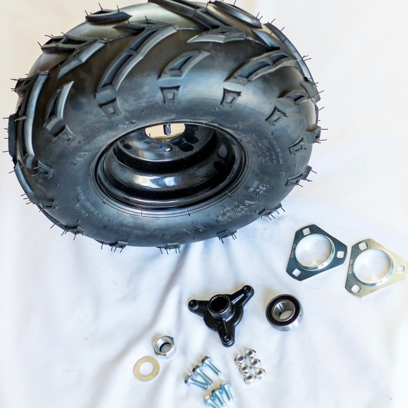 Rear Passenger Side Tire Assembly – 2 Seat Go Kart (Gas)