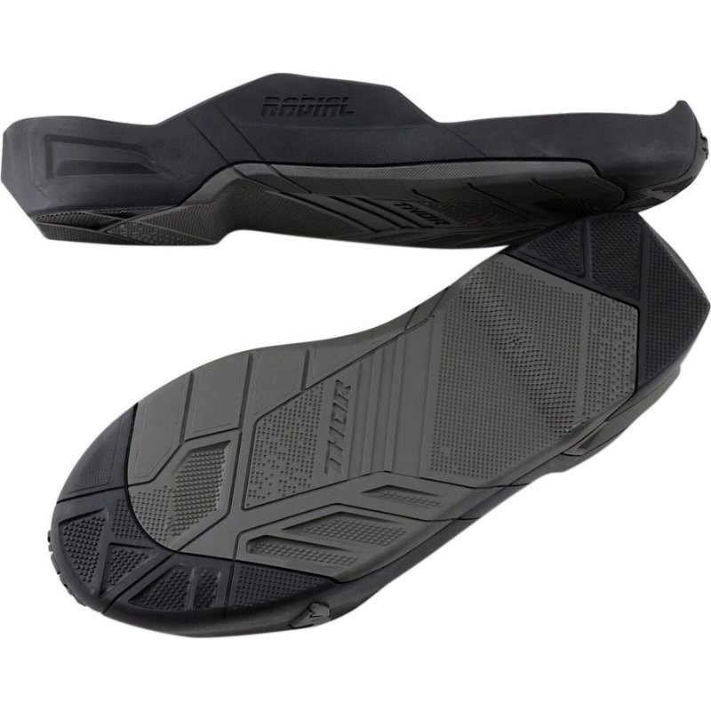 Thor Radial Boots Replacement Outsoles Black / Grey