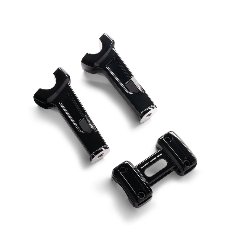 Harley Davidson 55801485 Touring 6″ Riser KIT,H-BAR,RISER,BLACK