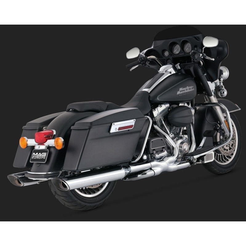 Harley Davidson Touring Twin Slash Monster mufflers Exhaust  Slip Ons Vance & Hines 16765