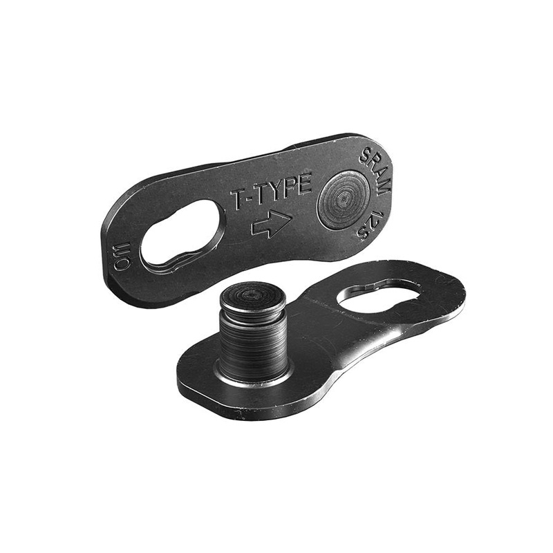 SRAM Eagle T-Type PowerLock Flattop Connector Link – 12-Speed, For Eagle T-Type Flattop Chain Only, Black