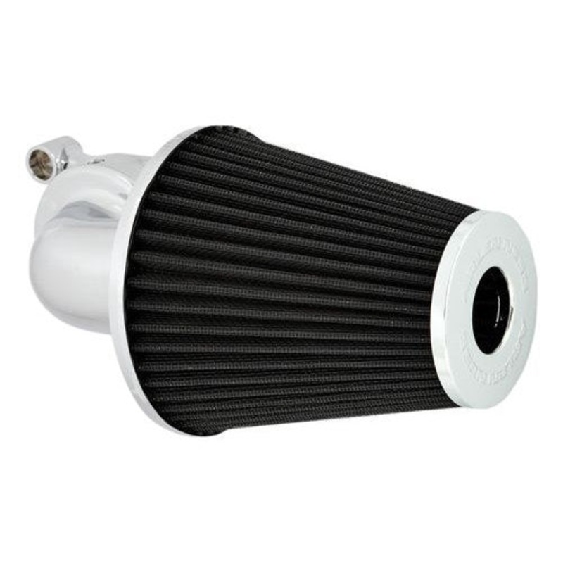 90deg Monster Sucker Air Cleaner- Chrome. Fits Sportster 1991-2021