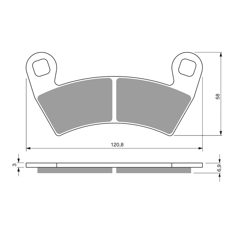 GOLDfren Brake Pads Off-Road Racing GF313 – K5 ( PR483 )
