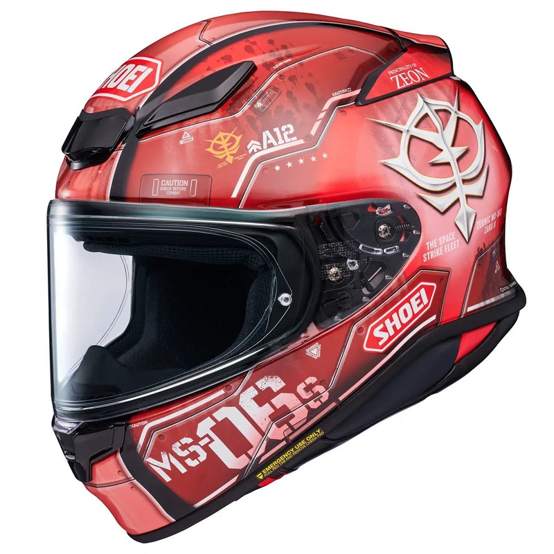 Shoei NXR2 MS-06S Char’s Zaku 2 TC1 Red
